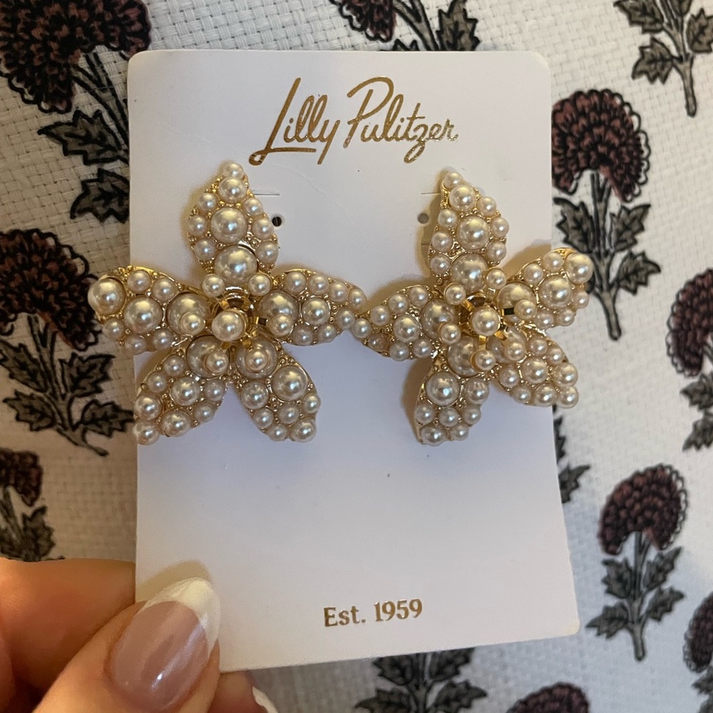 NEW Lilly Pulitzer starfish earrings